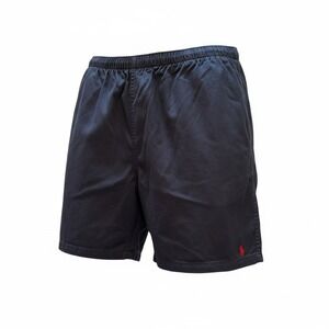 Polo Ralph Lauren Mens XXL Navy Blue Cotton‎ Elastic Waist Shorts NWT Vintage